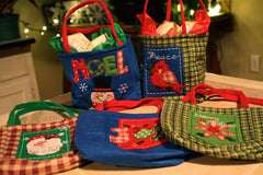 Cloth Holiday Gift Bags