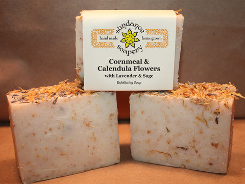 Cornmeal Calendula Lavender Sage