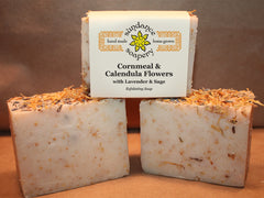 Cornmeal Calendula Lavender Sage