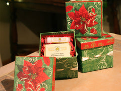 Pretty Poinsettia Gift Box